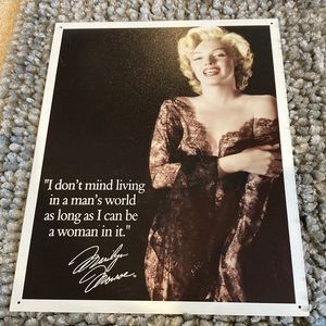Tin Marylin Monroe picture